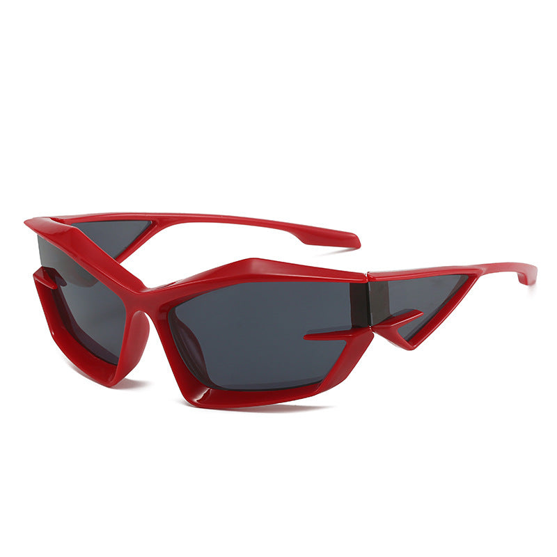 Bold Frame Square Cat Eye Sunglasses