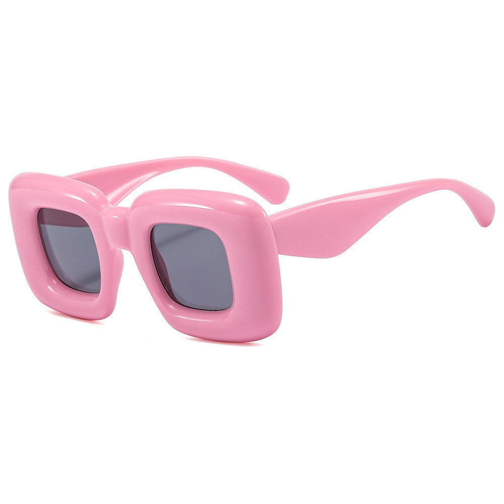 Chic Inflated-Like Sunglasses