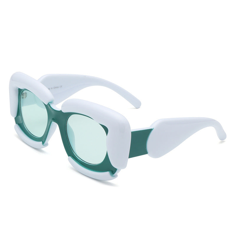 Large Thick Frame Square Sunglasses