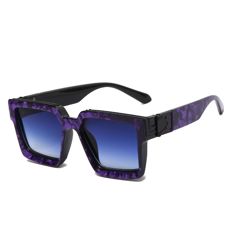 Acetate Big Square Rim Sunglasses