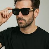 Hollow Bold Bridge Polycarbonate Sunglasses