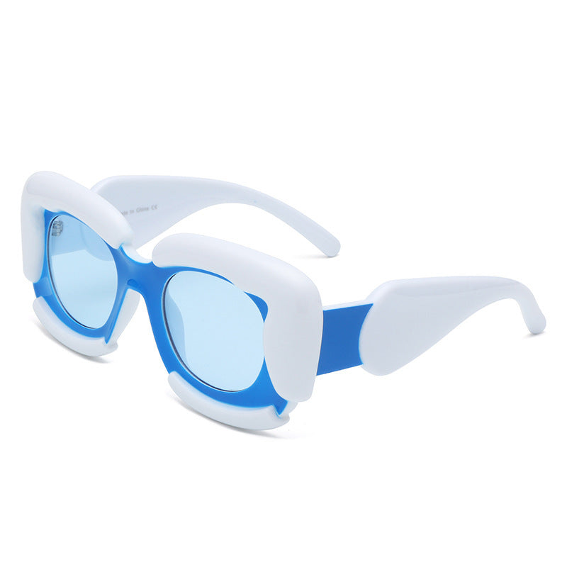 Large Thick Frame Square Sunglasses