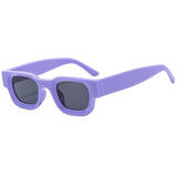 Candy Color Square Small Frame Sunglasses