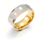 Geometric Prism Stainless Steel Ring