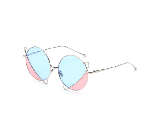 Acetate Planet Shape Sunglasses