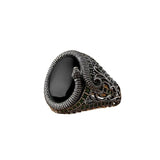 Crafted Snake Hollow Adjustable Ring