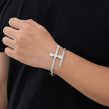 Justice Circle Sword Sparkling Bracelet