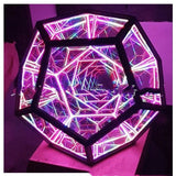 Galaxy Infinite Dodecahedron Lamp