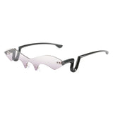 Eccentric Irregular Polycarbonate Sunglasses