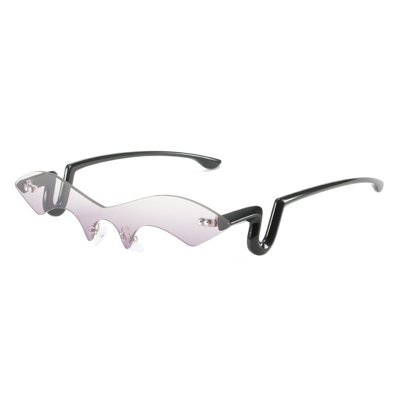 Eccentric Irregular Polycarbonate Sunglasses