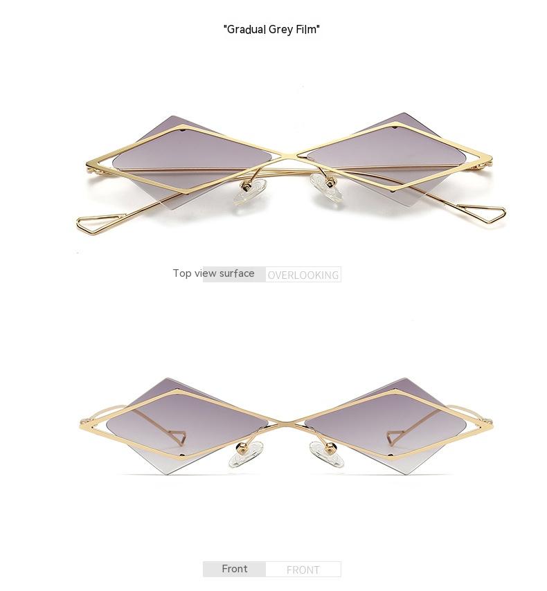 Unique Frameless Polycarbonate Sunglasses