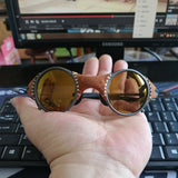 Steampunk Retro polarisierte Farb Sonnenbrille