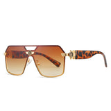 Retro Style Lion Head Sunglasses