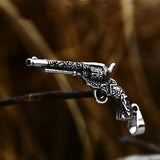 A Gun Titanium Steel Pendant