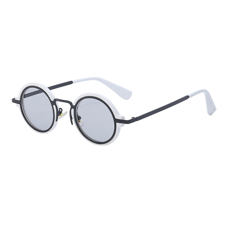 Lunettes de soleil à jante rond Steampunk