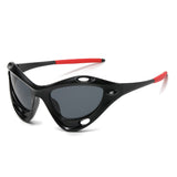 Large Frame Cat Eye Hollow Men Sunglasses