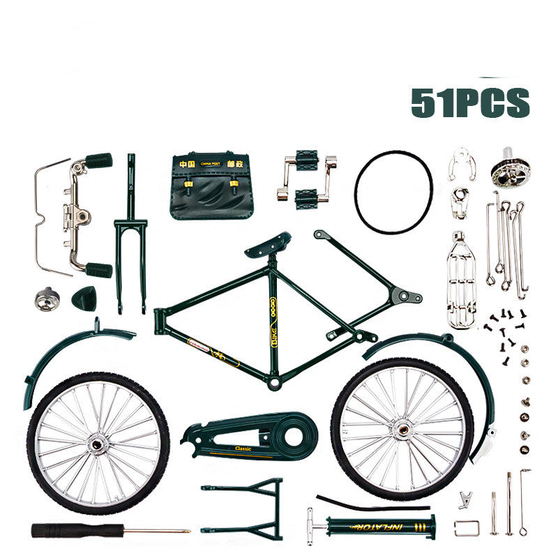 DIY Men's Bicycle Assembly Toys