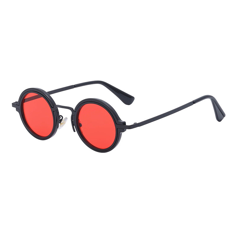 Lunettes de soleil à jante rond Steampunk