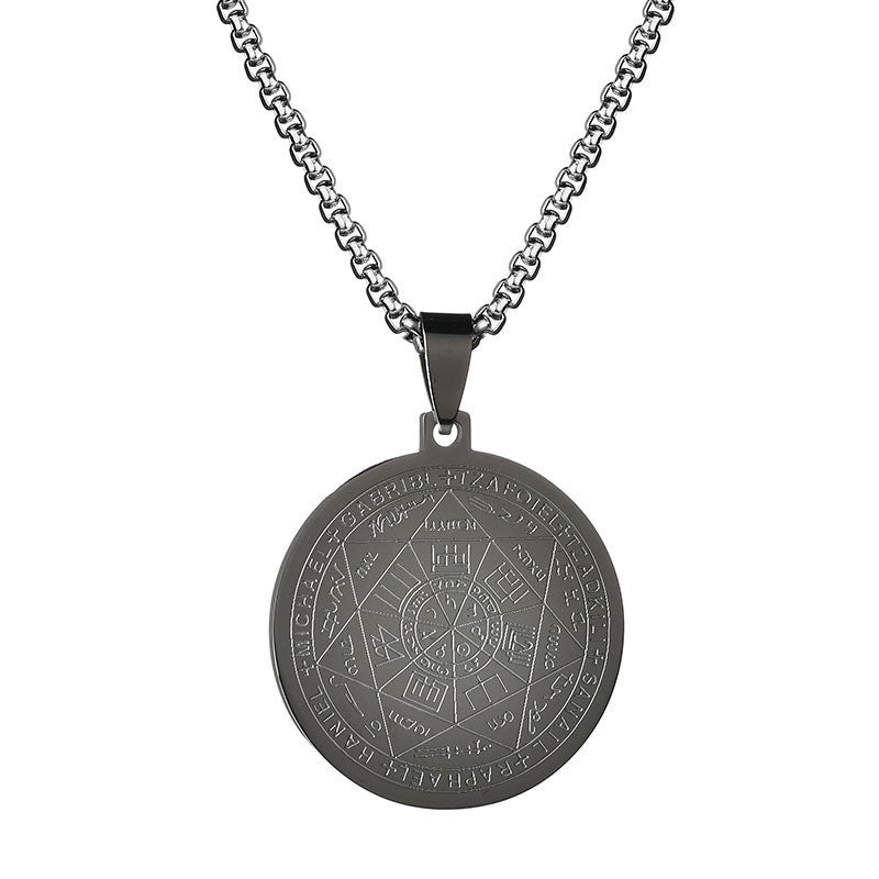 Symbolische achteckige runde Edelstahlkette