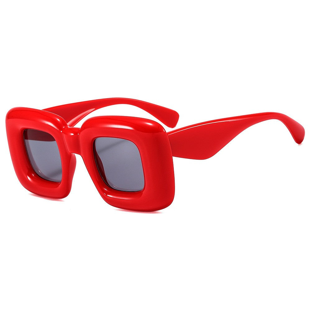 Chic Inflated-Like Sunglasses