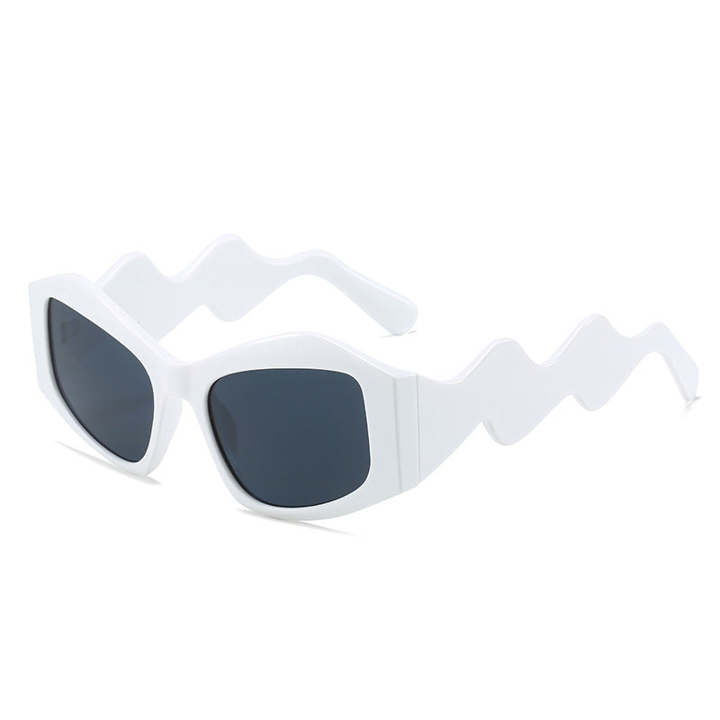 Square Wavey Frame  Sunglasses