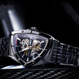 Black Triangle Mechanical Men's Watch