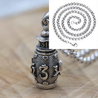 Sterling Silver Ornament Vintage Necklace