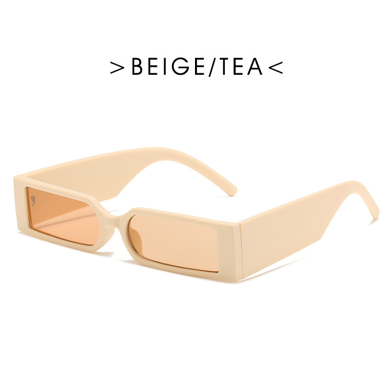 Tiny Frame Colorful Solid Sunglasses