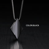 Alloy Rhombus Shaped Pendant