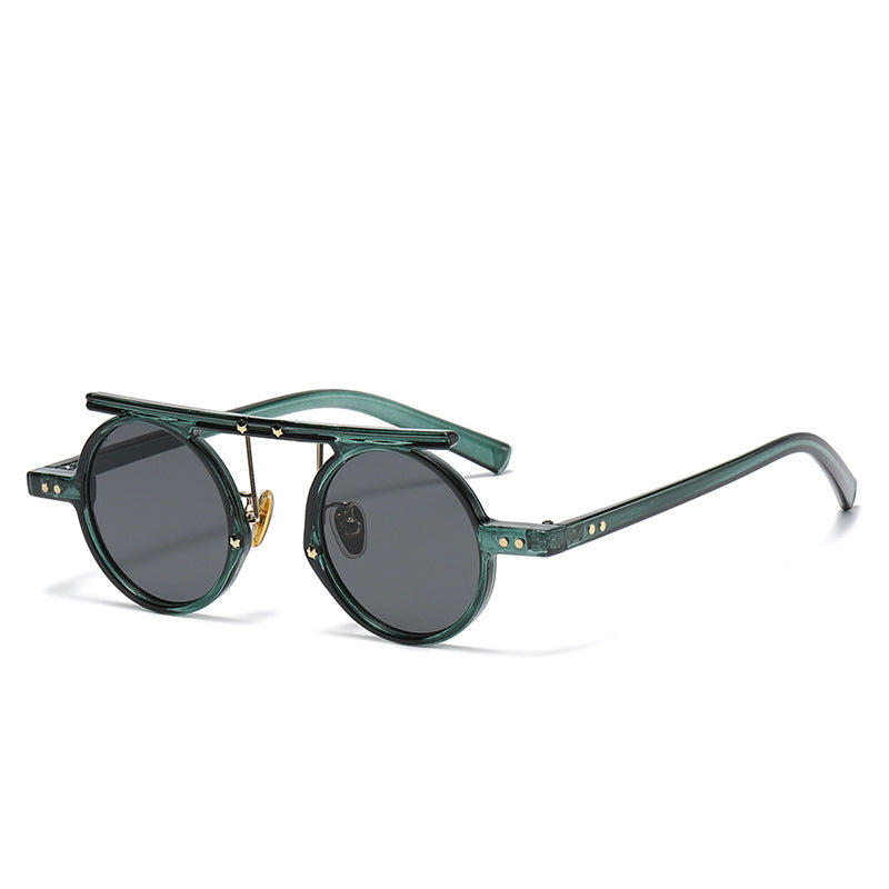 Steampunk Round Polycarbonate Sunglasses
