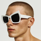 Irregular Frame Shape Polycarbonate Sunglasses