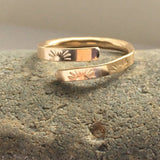 Sonnenmuster geometrischer einstellbarer Ring