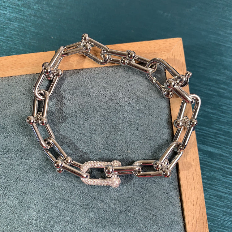 Solid Luxurious Minimalist Chain Bracelet