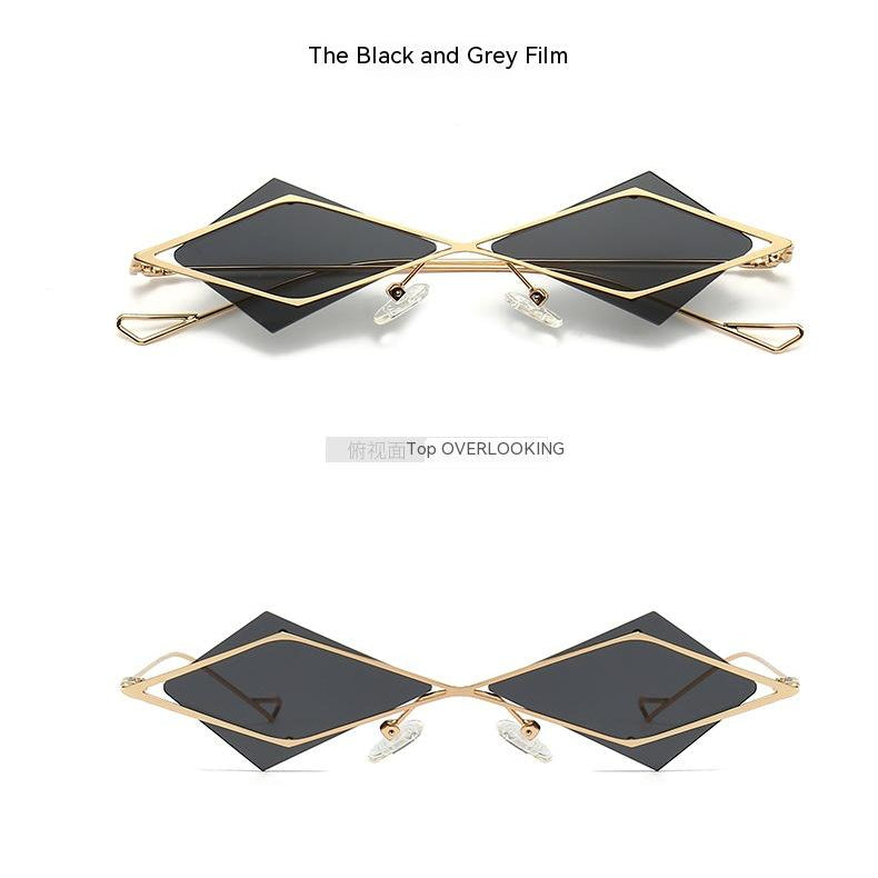 Einzigartige rahmenlose Polycarbonat -Sonnenbrille