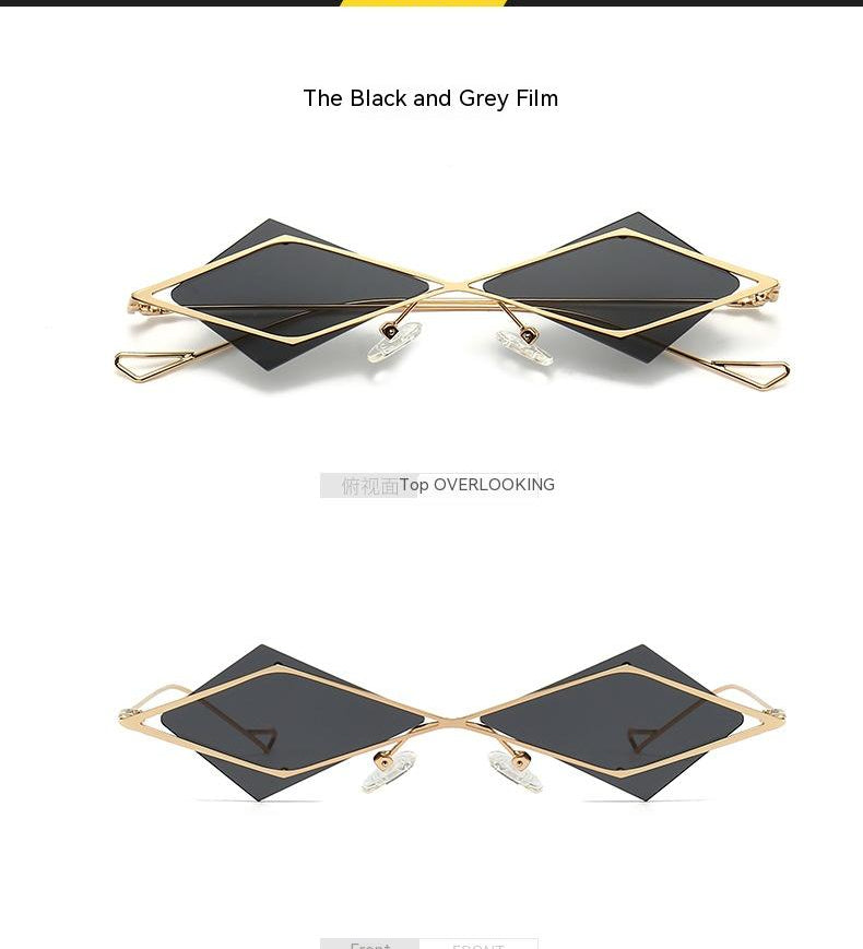 Unique Frameless Polycarbonate Sunglasses