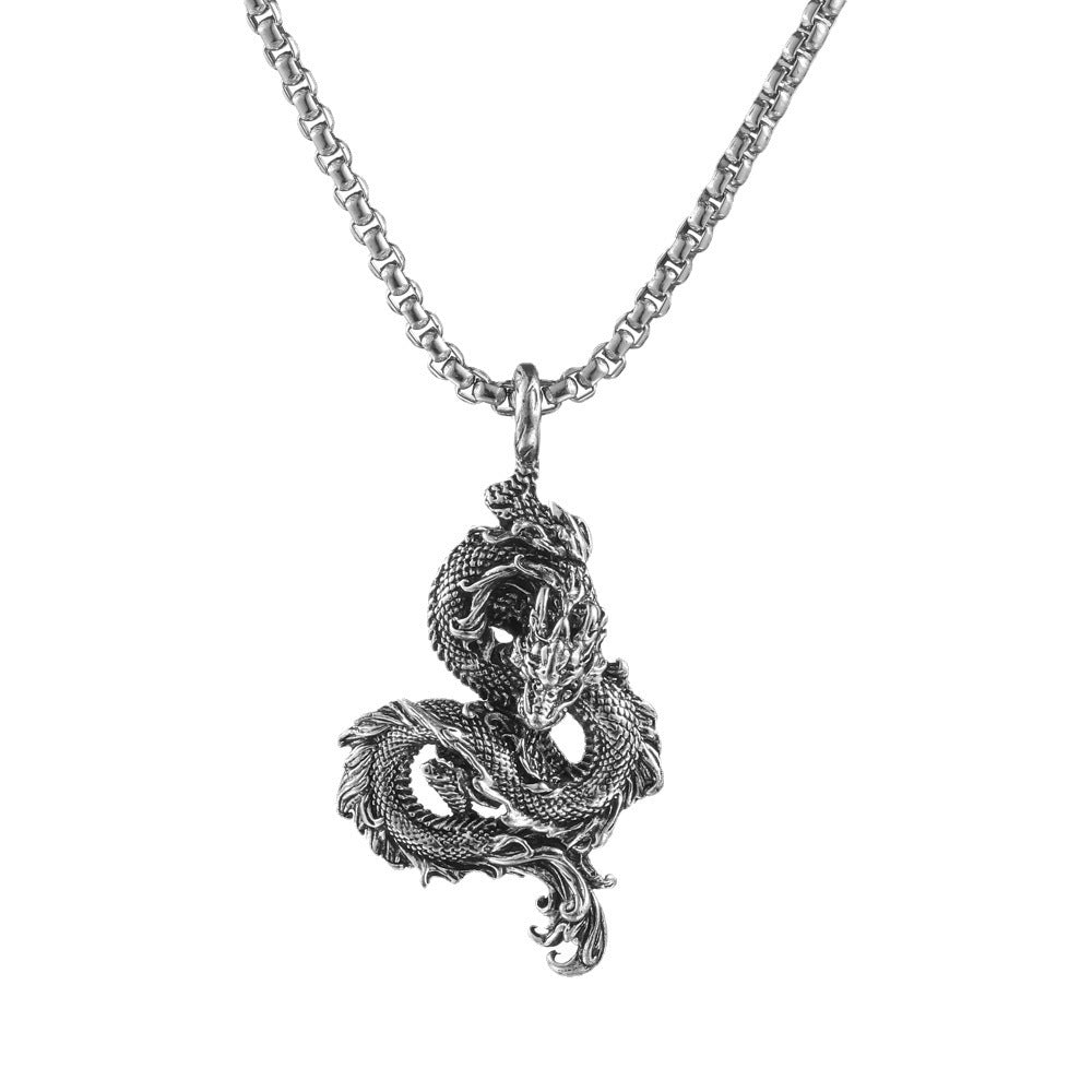 Liontin Naga Terbang Angin Oriental
