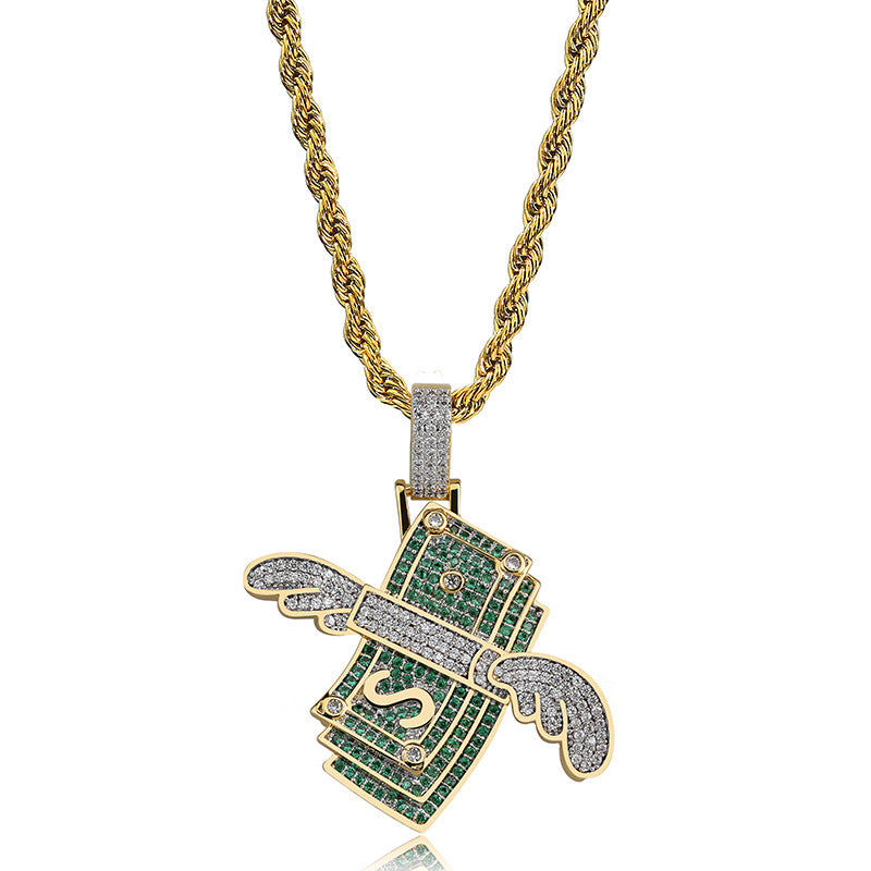 Trust Fund Flying Money Pendant