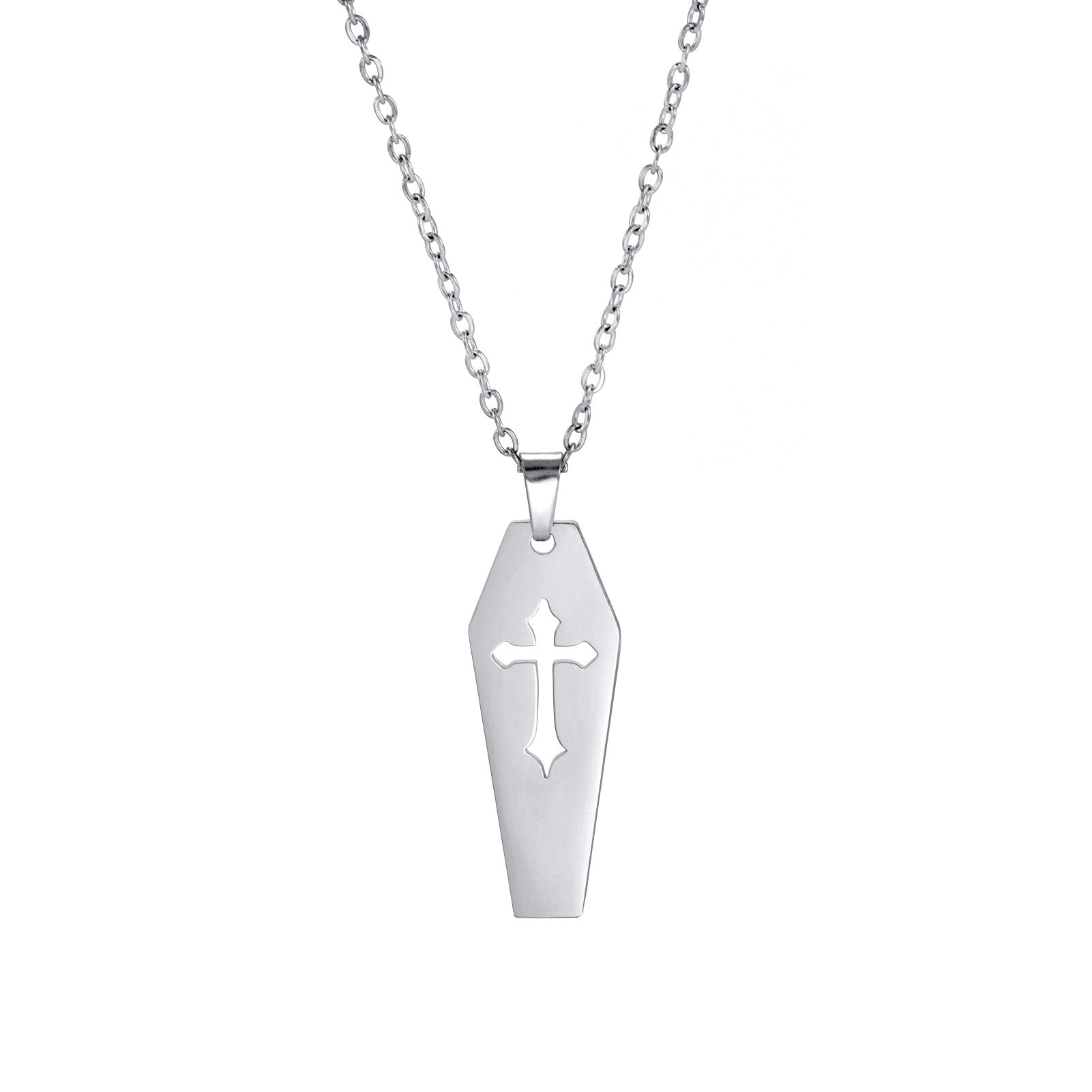 Hollow Cross Simple Necklace