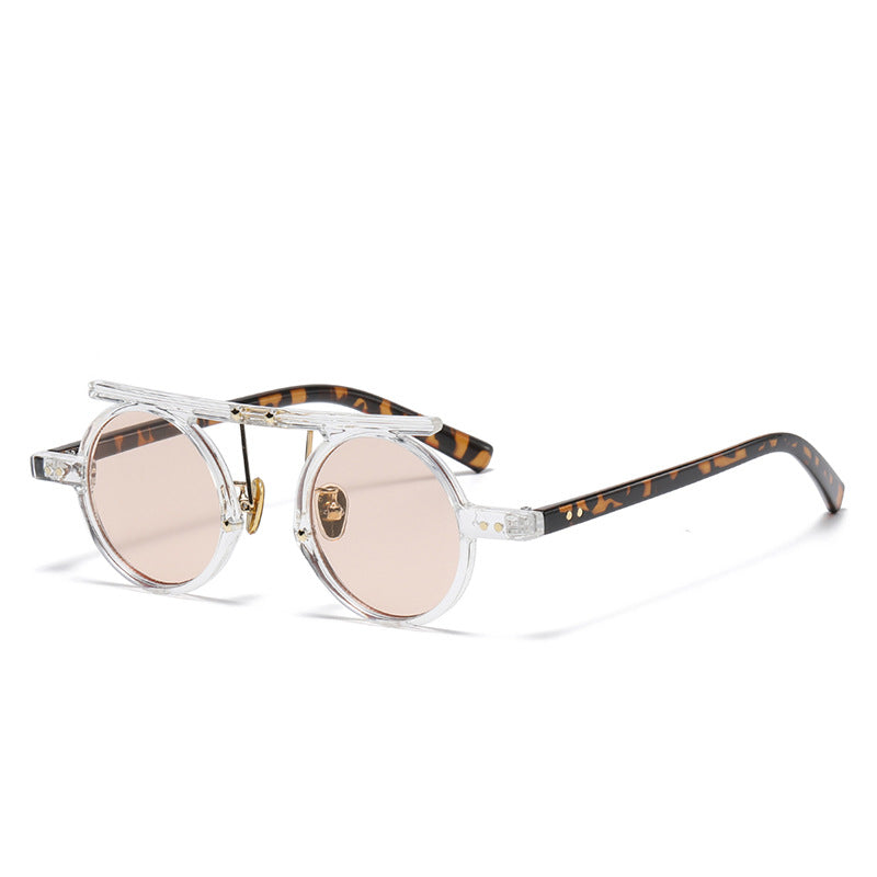 Steampunk Round Polycarbonate Sunglasses