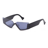 Small Square Plastic Solid Sunglasses