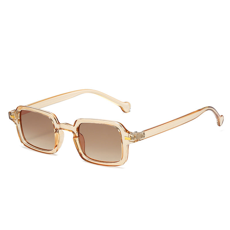 Square Simple Acetate Lens Sunglasses