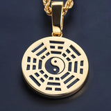 Yin Yang Chinese Eight Diagrams Pendant
