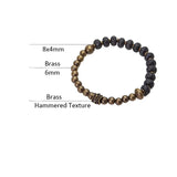 Black Lava Rustic Bracelet