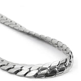 Sterling Silver Curb Chain Necklace