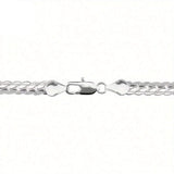 Sterling Silver Curb Chain Necklace