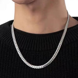 Sterling Silver Curb Chain Necklace