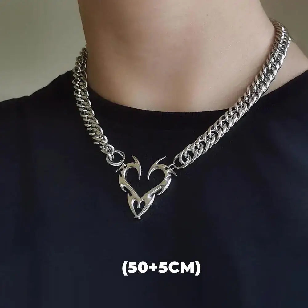 Spiked Inferno Gothic Necklace