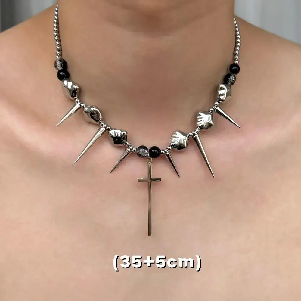 Spiked Inferno Gothic Necklace