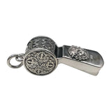 Whistle Punk Geometric Engraving Pendant