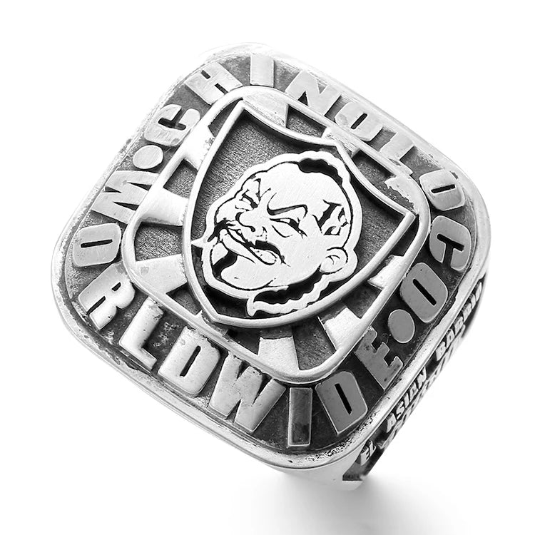 925-sterling Silver Geometric Square Ring